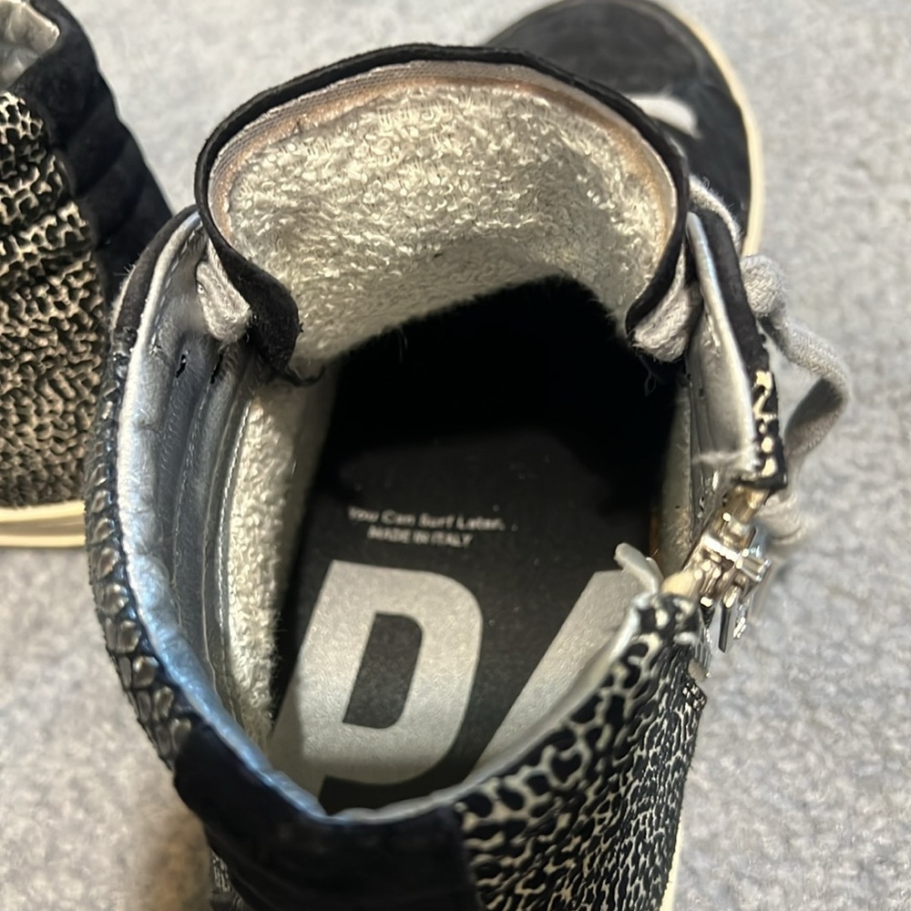P448 Black High-Top Sneakers - Picture 4 of 4